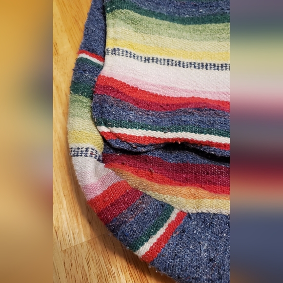 1970 Vintage Cotton Boho Tribal  Bag - Picture 6 of 8